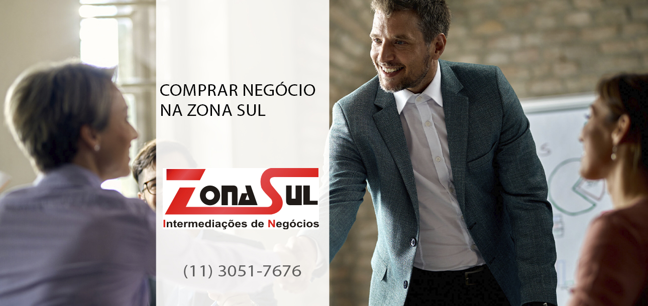 Quer comprar negócio na zona sul? A Zona Sul Negócios oferece as melhores oportunidades em gastronomia, serviços e varejo com total sigilo.