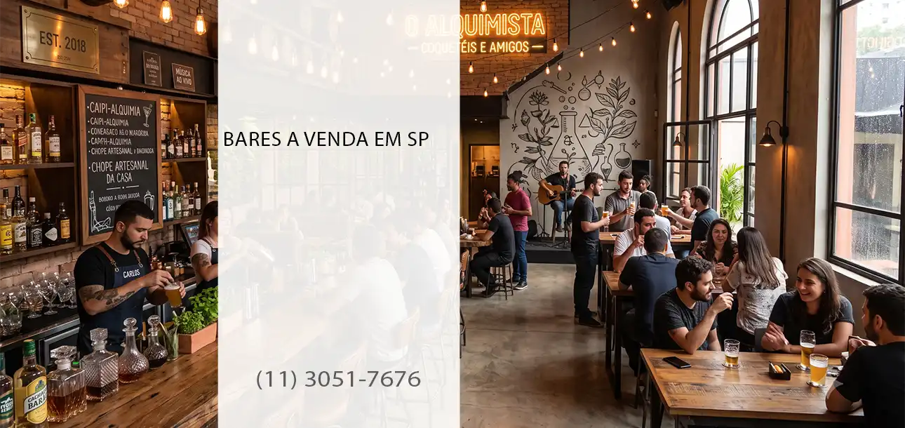 Bares a venda em SP