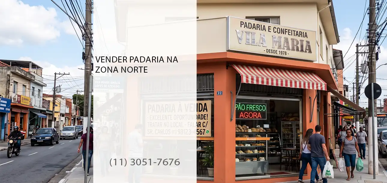 Vender Padaria na Zona Norte
