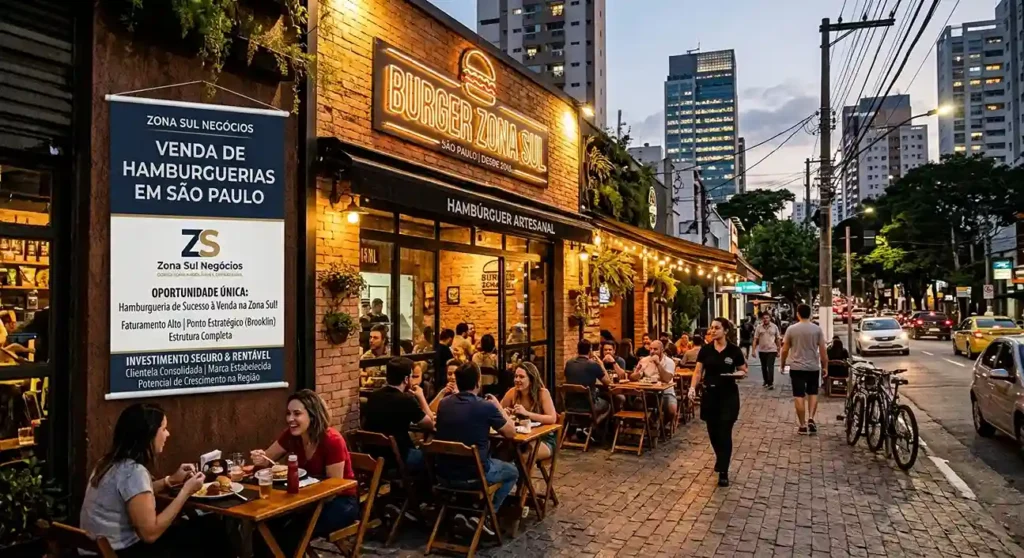 Venda de Hamburguerias em São Paulo